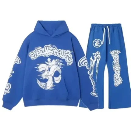 Blue Hellstar Studios Yoga Tracksuit | Premium Fit USA