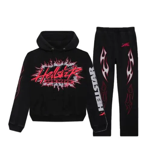 Hellstar Black Sports Tracksuit | Premium Streetwear USA