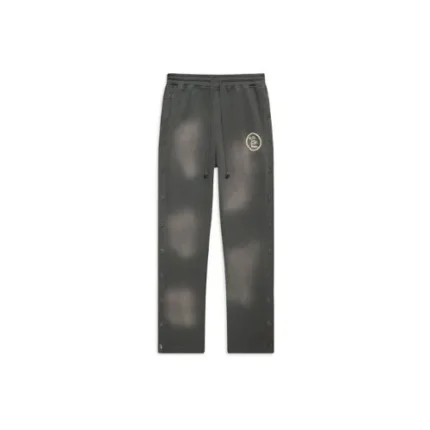 Hellstar Mirror Faced Grey Sweatpants Sleek Streetwear Style