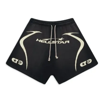 Black Hellstar Shorts Premium Streetwear Essentials