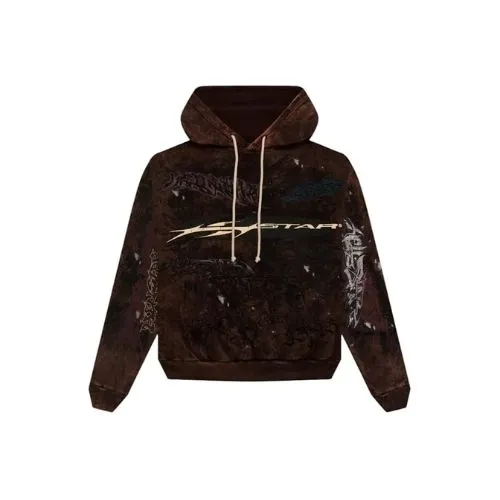 Hellstar Graffiti Brown Hoodie Bold Streetwear Style Hellstar Graffiti Brown Hoodie Bold Streetwear Style