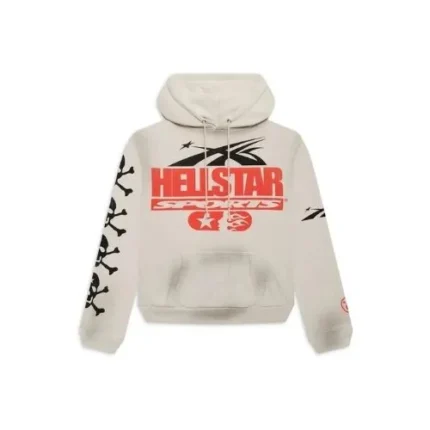 Hellstar If You Dont Like Us Beat Us White Hoodie