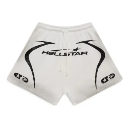 White Hellstar Shorts Limited Edition Streetwear