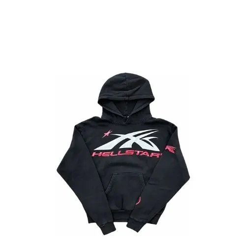 Hellstar Yoga Hoodie (Zip-Up) (5) Hellstar Sport Logo Black Hoodie